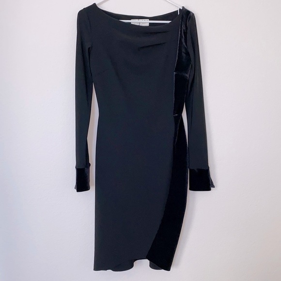 LA PETITE ROBE DI CHIARA BONI MAYSA VELVET DRESS SIZE XS - Picture 2 of 12